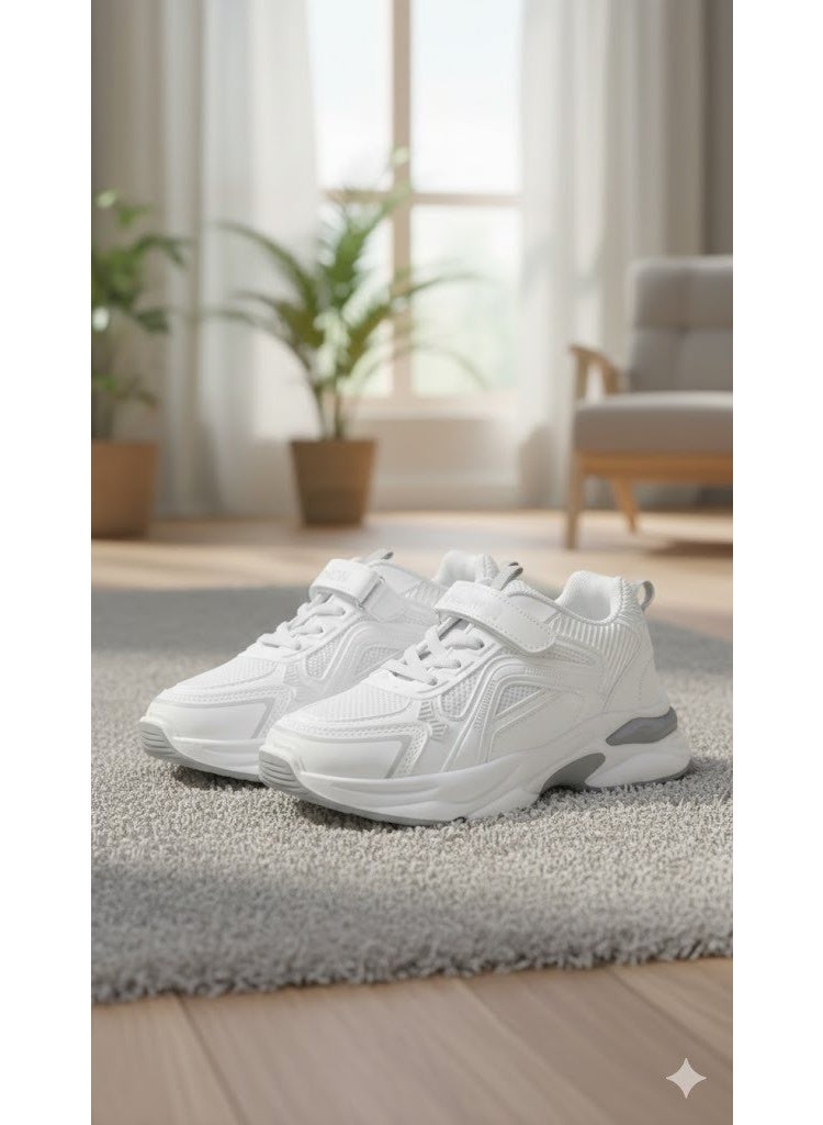 كوتشي حذاء أطفال رياضي مريح وخفيف الوزن – تصميم عملي للمدرسة واللعب اليومي - مقاس 27 - Image 3